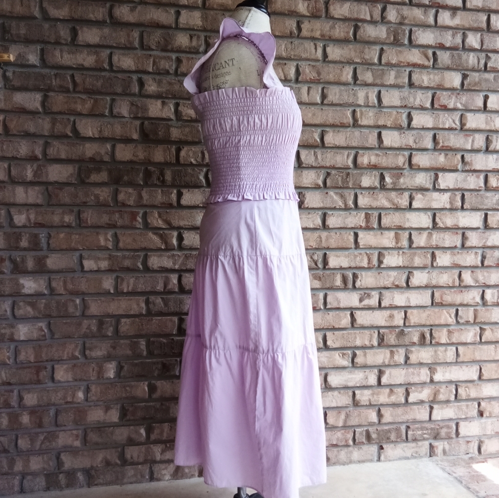 Amanda Uprichard Fillmore Dress in Lavender - Picture 9 of 11